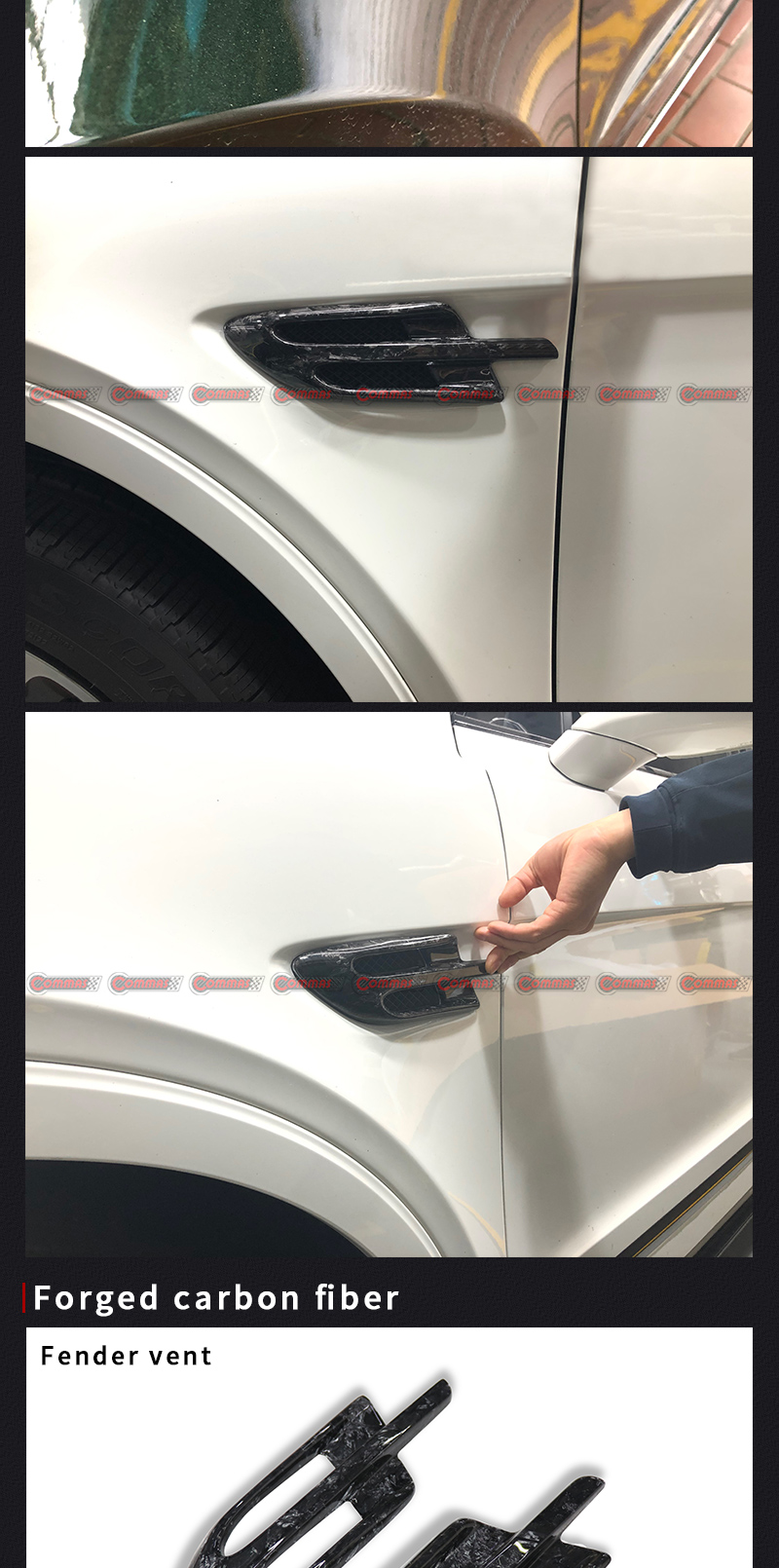 บังโคลนช่องระบายอากาศด้านข้าง Bentayga