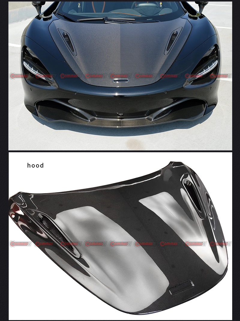 ฝากระโปรงหน้าคาร์บอน สำหรับ Mclaren 720S