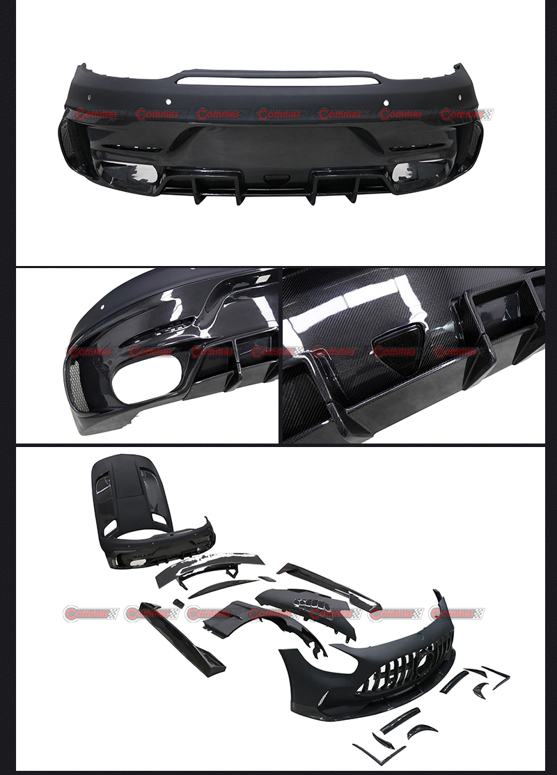 ชุดแต่ง Mercedes benz amg gt ซีรีส์สีดำ