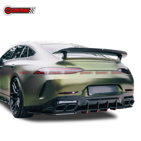 MT สไตล์คาร์บอนไฟเบอร์ด้านหลัง Diffuser Lip สำหรับ Mercedes Benz AMG GT GT63