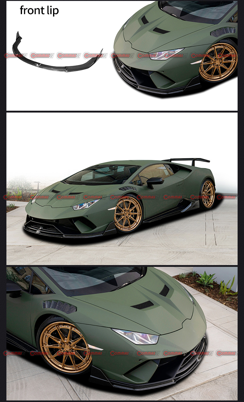 Lamborghini Huracan Lp610 ลิ้นหน้าคาร์บอนไฟเบอร์