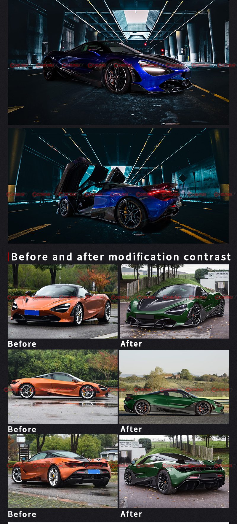 ชุดแต่งท็อปคาร์ของแมคลาเรน 720s