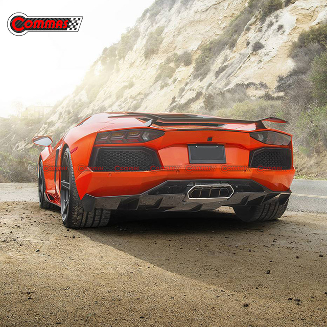 Vorsteiner Style สปอยเลอร์หลังคาร์บอนไฟเบอร์ Racing Wing สำหรับ Lamborghini Aventador LP700