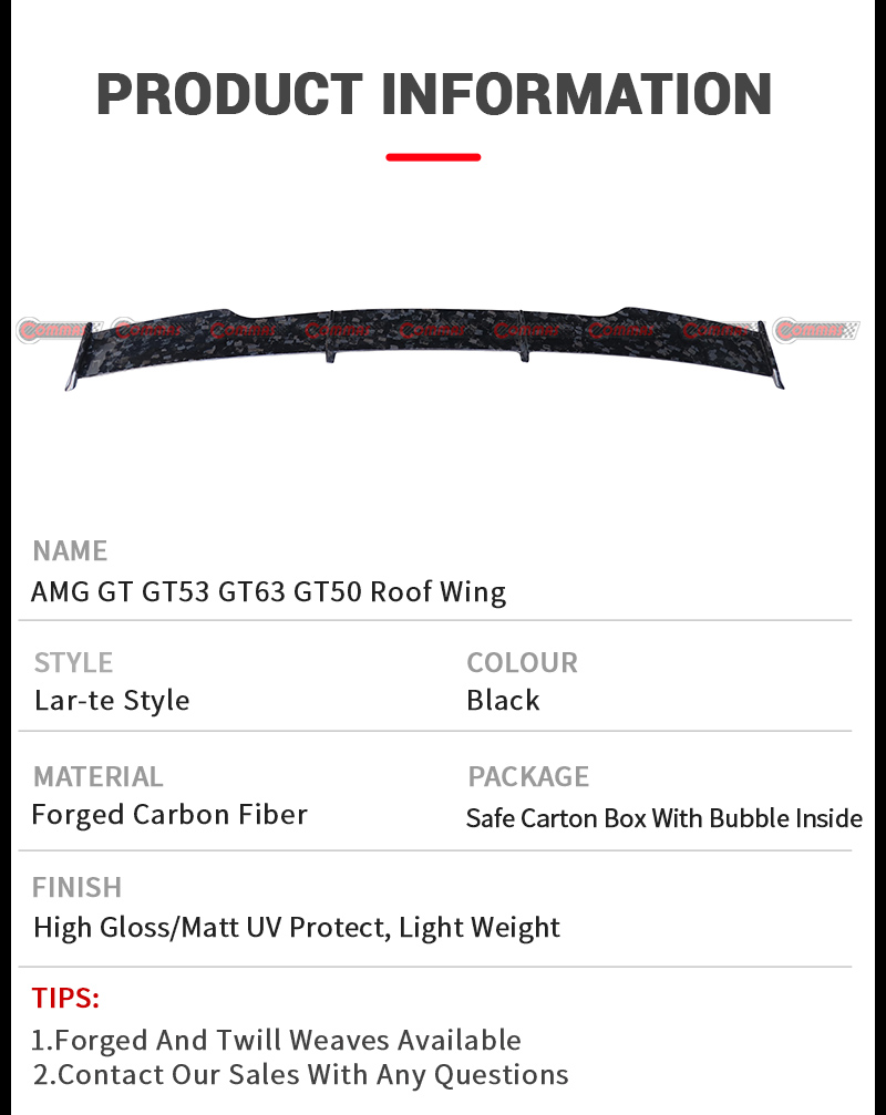 หลังคาปีกรถ Mercedes benz amg gt