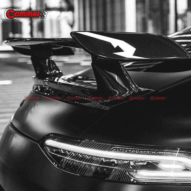 GTR สไตล์คาร์บอนไฟเบอร์ด้านหลังสปอยเลอร์ปีกสำหรับ Mercedes Benz AMG GT