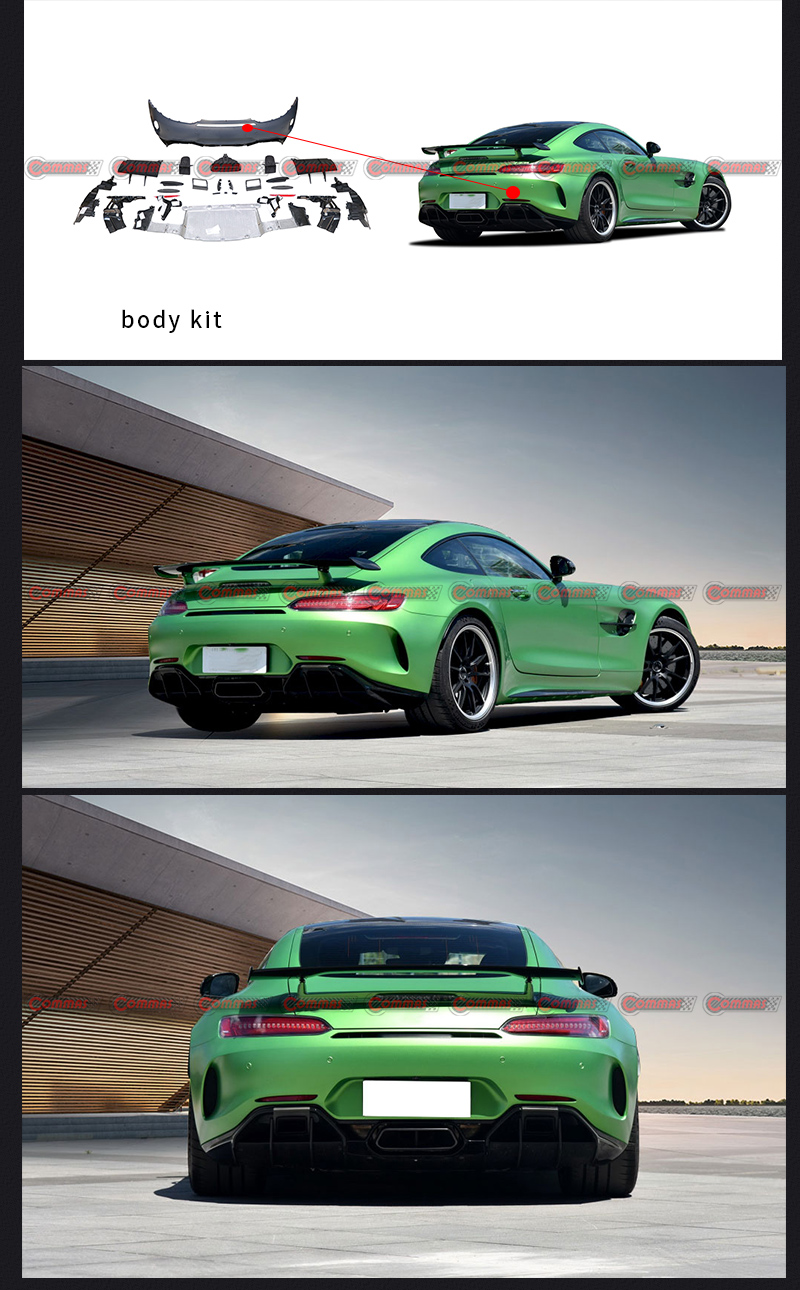 กันชนท้ายทรง GTR Mercedes benz amg gt