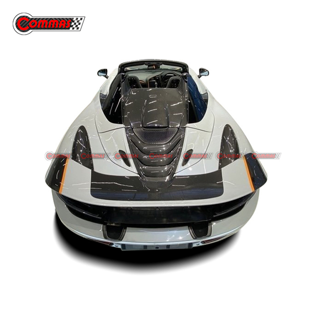 OEM Style Carbon Fiber Rear Trunk Engine Hood For Mclaren 720S Spider