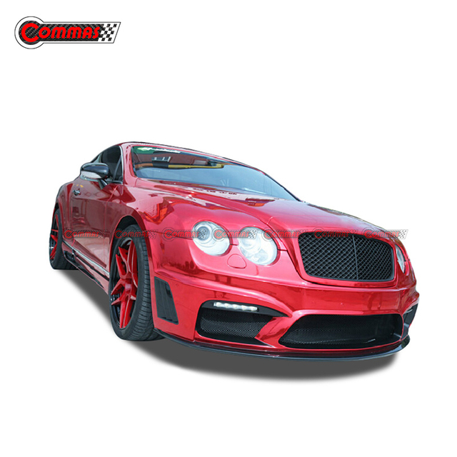 ชุดตัวถังไฟเบอร์กลาสขนาดเล็กสไตล์ Wald สำหรับ Bentley Continental GT 2008-2011